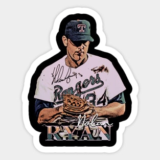 Nolan Ryan Bloody Lip Vintage Sticker